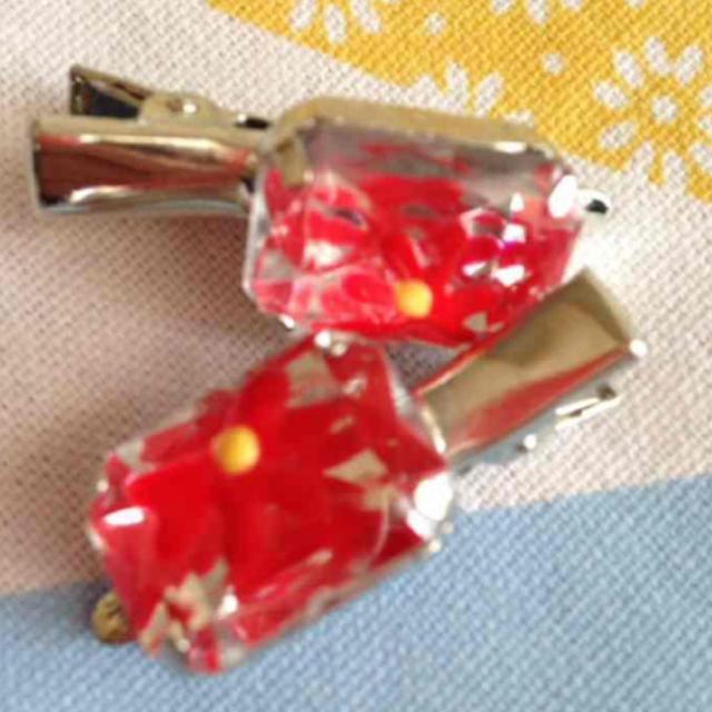 美品 ミニミニお花ヘアクリップ ヘアアクセサリー キッズ < 女性アクセサリー/時計  美品 ミニミニお花ヘアクリップ ヘアアクセサリー キッズ  < 女性アクセサリー/時計の