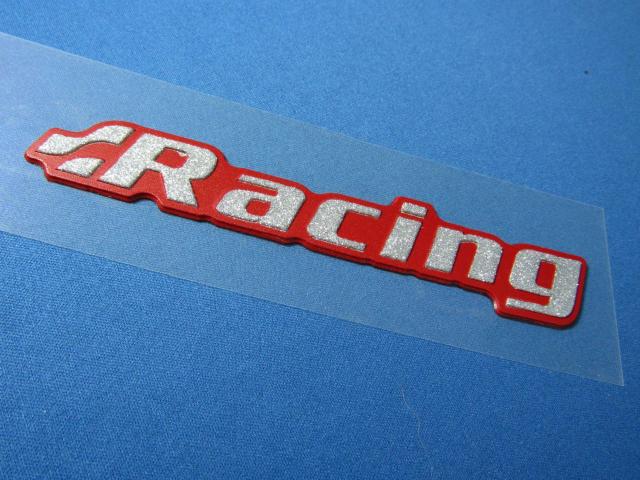 ● Racingレーシング S/RED キラキラ DIAMOND DECALエンブレム 訳あり品● < 自動車/バイク ● Racingレーシング S/RED キラキラ DIAMOND DECALエンブレム 訳あり品● < 自動車/バイク