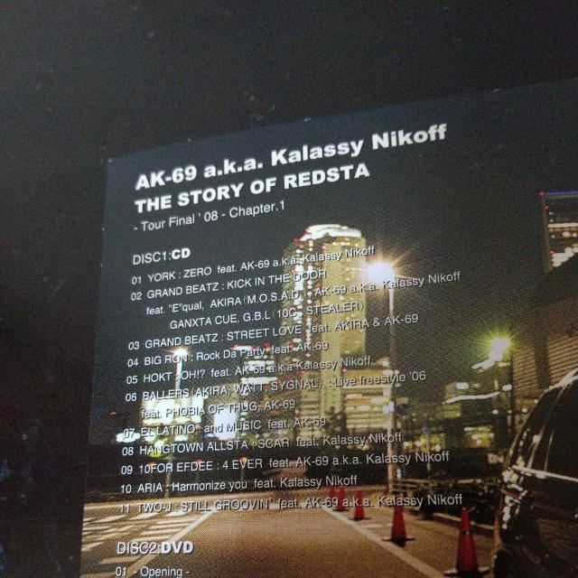 AK-69wTHE STORY OF REDSTA-TOUR FINAL 08x  CD/DVD/rfI 