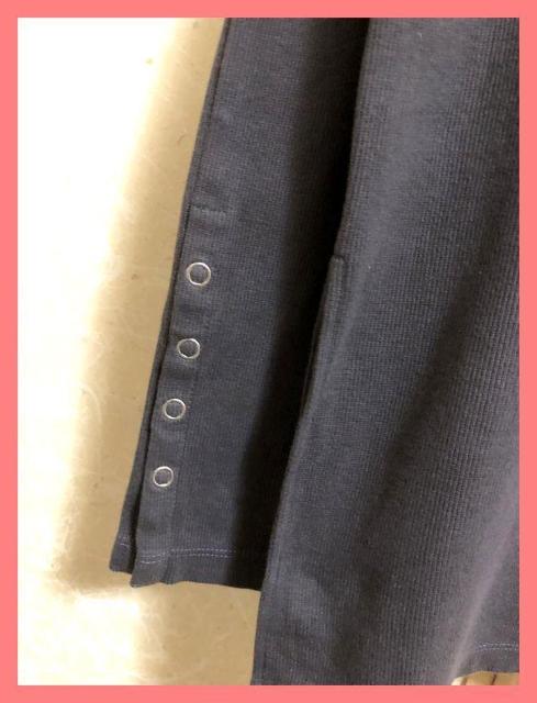 ☆Icietla☆美品☆日本製ボタン袖サイドスリットハイネックリブカットソー36☆ < 女性ファッション  ☆Icietla☆美品☆日本製ボタン袖サイドスリットハイネックリブカットソー36☆ < 女性ファッションの