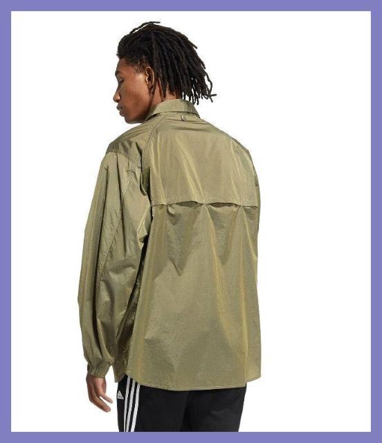 ☆アディダス☆超美品レア♪完売裏地メッシュミリタリーナイロンシャツジャケットL☆ < ブランド  ☆アディダス☆超美品レア♪完売裏地メッシュミリタリーナイロンシャツジャケットL☆ < ブランドの