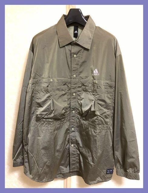 ☆アディダス☆超美品レア♪完売裏地メッシュミリタリーナイロンシャツジャケットL☆ < ブランド  ☆アディダス☆超美品レア♪完売裏地メッシュミリタリーナイロンシャツジャケットL☆ < ブランドの