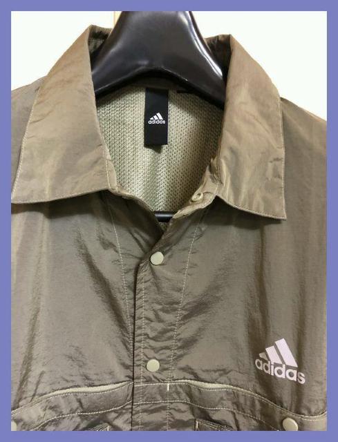 ☆アディダス☆超美品レア♪完売裏地メッシュミリタリーナイロンシャツジャケットL☆ < ブランド  ☆アディダス☆超美品レア♪完売裏地メッシュミリタリーナイロンシャツジャケットL☆ < ブランドの