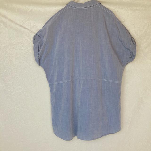 marshmallow crown ドルマン 古着 デニム風 薄手 シャツ F N2m < 女性ファッション marshmallow crown ドルマン 古着 デニム風 薄手 シャツ F N2m < 女性ファッションの