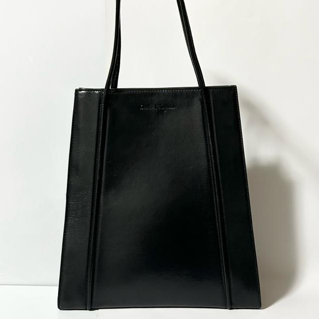 美品 Salvatore Ferragamo フェラガモ E219291 レザー ハンドバッグ ブラック < ブランド 美品 Salvatore Ferragamo フェラガモ E219291 レザー ハンドバッグ ブラック < ブランドの