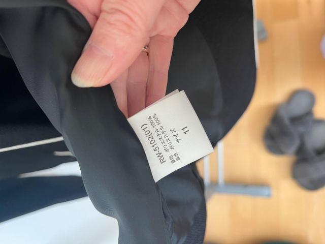 IMAGE 白パイピングジャケット&スカート セットアップ ブラック サイズ11 < 女性ファッション IMAGE 白パイピングジャケット&スカート セットアップ ブラック サイズ11 < 女性ファッションの