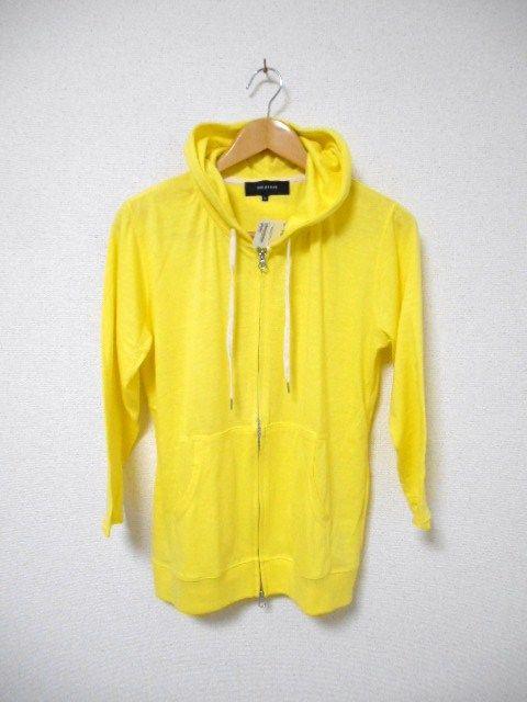 □SHIPS JET BLUE/シップス 7分袖 パーカー/メンズ/M/黄☆新品 < ブランド □SHIPS JET BLUE/シップス 7分袖 パーカー/メンズ/M/黄☆新品 < ブランドの
