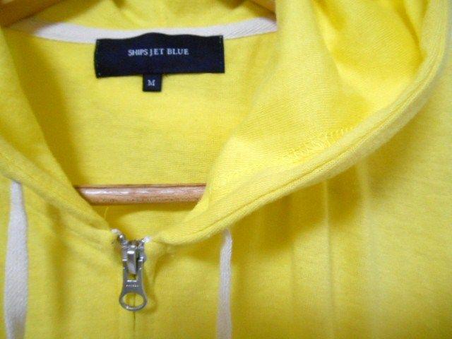 □SHIPS JET BLUE/シップス 7分袖 パーカー/メンズ/M/黄☆新品 < ブランド □SHIPS JET BLUE/シップス 7分袖 パーカー/メンズ/M/黄☆新品 < ブランドの