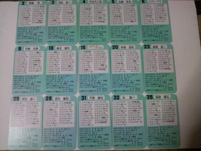 タカラ 野球カードゲーム 60年 近鉄バファローズ 30枚 < トレーディングカード タカラ 野球カードゲーム 60年 近鉄バファローズ 30枚 < トレーディングカードの