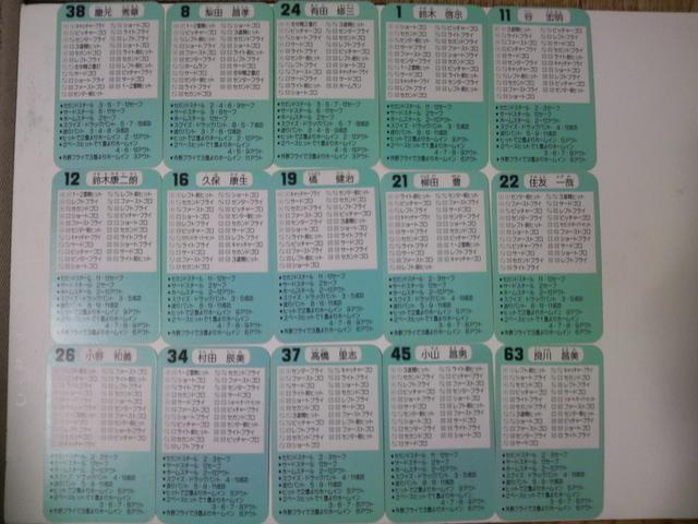 タカラ 野球カードゲーム 60年 近鉄バファローズ 30枚 < トレーディングカード タカラ 野球カードゲーム 60年 近鉄バファローズ 30枚 < トレーディングカードの