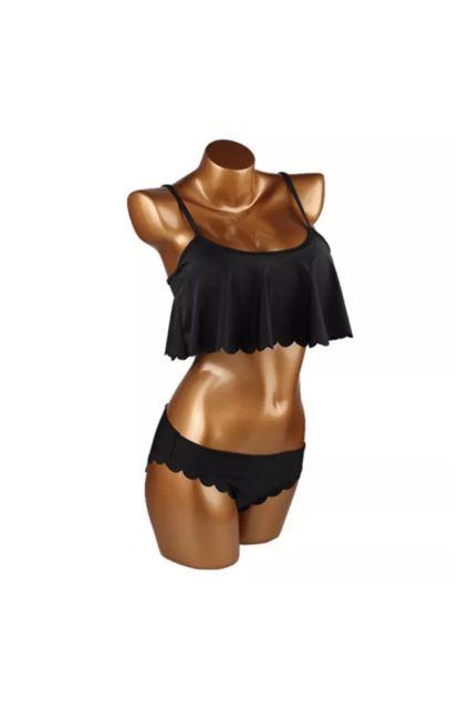 スカラップビキニ 水着 ブラ パンツ セット < 女性ファッション スカラップビキニ 水着 ブラ パンツ セット < 女性ファッションの