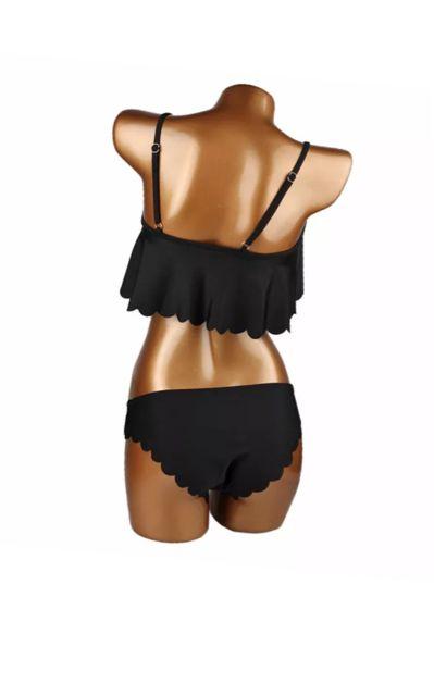 スカラップビキニ 水着 ブラ パンツ セット < 女性ファッション スカラップビキニ 水着 ブラ パンツ セット < 女性ファッションの