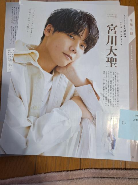 宮川大聖切り抜き < タレントグッズ  宮川大聖切り抜き  < タレントグッズの