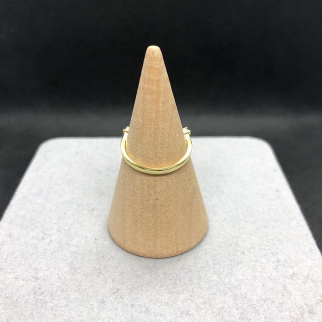 即決 S925 ゴールドカラー ストーン リング 指輪 9号 < 女性アクセサリー/時計 即決 S925 ゴールドカラー ストーン リング 指輪 9号 < 女性アクセサリー/時計の
