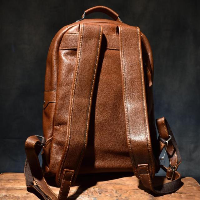 ◆ANUBIS カウハイド オールレザー ビジネス 18L バックパック リュック 牛本革 エイトボアー ブラウン◆茶k48 < 男性ファッション  ◆ANUBIS カウハイド オールレザー ビジネス 18L バックパック リュック 牛本革 エイトボアー ブラウン◆茶k48 < 男性ファッションの