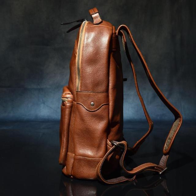◆ANUBIS カウハイド オールレザー ビジネス 18L バックパック リュック 牛本革 エイトボアー ブラウン◆茶k48 < 男性ファッション  ◆ANUBIS カウハイド オールレザー ビジネス 18L バックパック リュック 牛本革 エイトボアー ブラウン◆茶k48 < 男性ファッションの