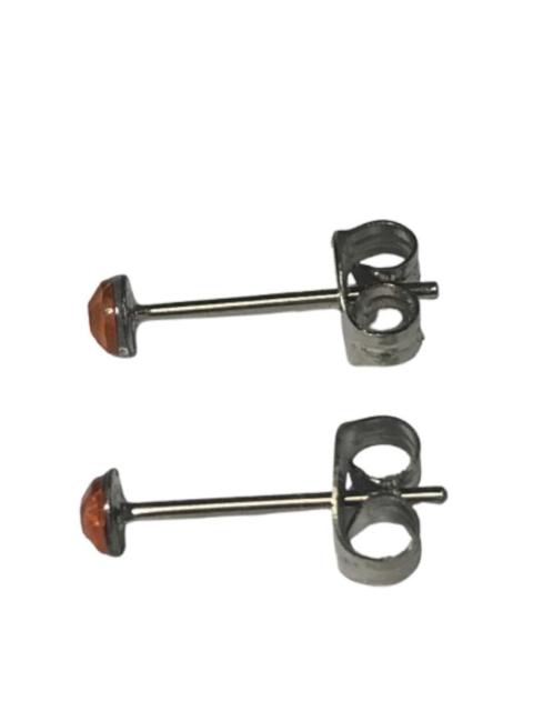 2個1セット 幅3mm ラインストーン スタッドピアス オレンジ 両耳用 ステンレス アクリル製 シンプル つけっぱなしOK 安い < 女性アクセサリー/時計  2個1セット 幅3mm ラインストーン スタッドピアス オレンジ 両耳用 ステンレス アクリル製 シンプル つけっぱなしOK 安い < 女性アクセサリー/時計の