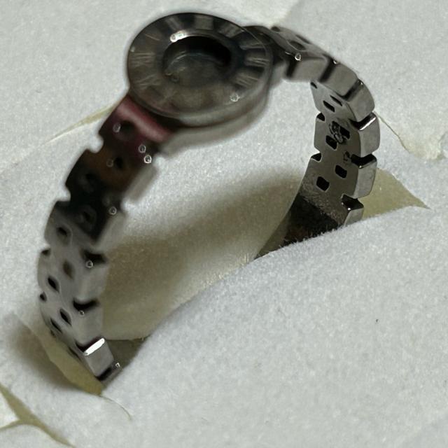 ローマ数時間デザイン ステンレス製リング サイズ15号 管理番号20251C < 男性アクセサリー/時計  ローマ数時間デザイン ステンレス製リング サイズ15号 管理番号20251C < 男性アクセサリー/時計の