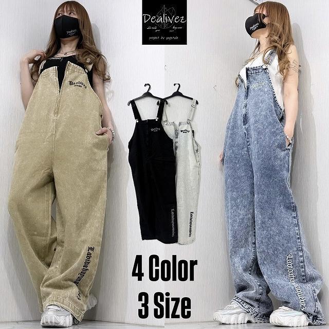 NEW最新bkXL【Dealivez】Black Letter.ロゴ刺繍 デニム オーバーロール デッキサロペ 特殊加工 < 女性ファッション NEW最新bkXL【Dealivez】Black Letter.ロゴ刺繍 デニム オーバーロール デッキサロペ 特殊加工 < 女性ファッションの