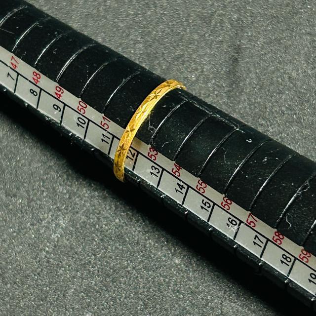 k18 リング イエローゴールド シンプル 細身 指輪 0.81g 12号 ファッションリング < 女性アクセサリー/時計  k18 リング イエローゴールド シンプル 細身 指輪 0.81g 12号 ファッションリング < 女性アクセサリー/時計の