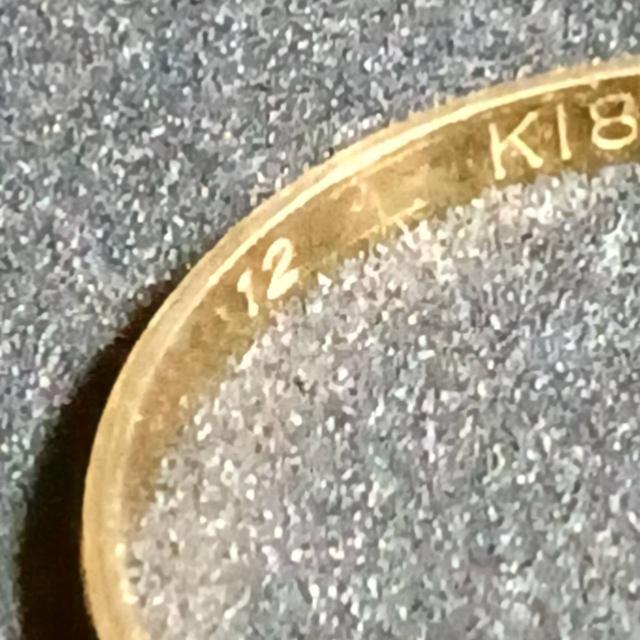 k18 リング イエローゴールド シンプル 細身 指輪 0.81g 12号 ファッションリング < 女性アクセサリー/時計  k18 リング イエローゴールド シンプル 細身 指輪 0.81g 12号 ファッションリング < 女性アクセサリー/時計の