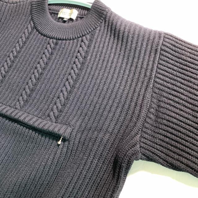 RADA DIMAGGIO ヴィンテージ ウール100% ニット セーター Lサイズ カンガルーポケット < 男性ファッション RADA DIMAGGIO ヴィンテージ ウール100% ニット セーター Lサイズ カンガルーポケット < 男性ファッションの