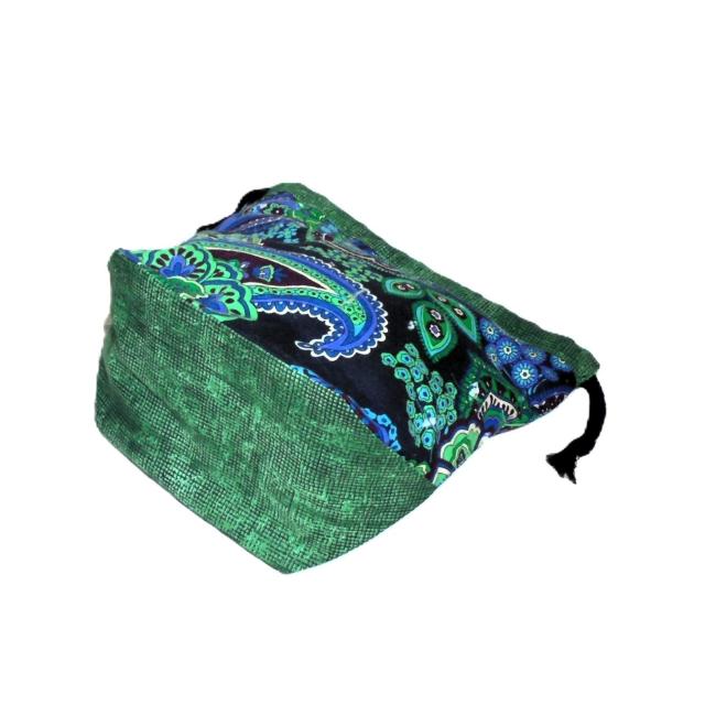 【底マチ幅が広い巾着】◆ヴェラブラッドリー◆【Blue Rhapsody】 < 女性ファッション 【底マチ幅が広い巾着】◆ヴェラブラッドリー◆【Blue Rhapsody】 < 女性ファッションの