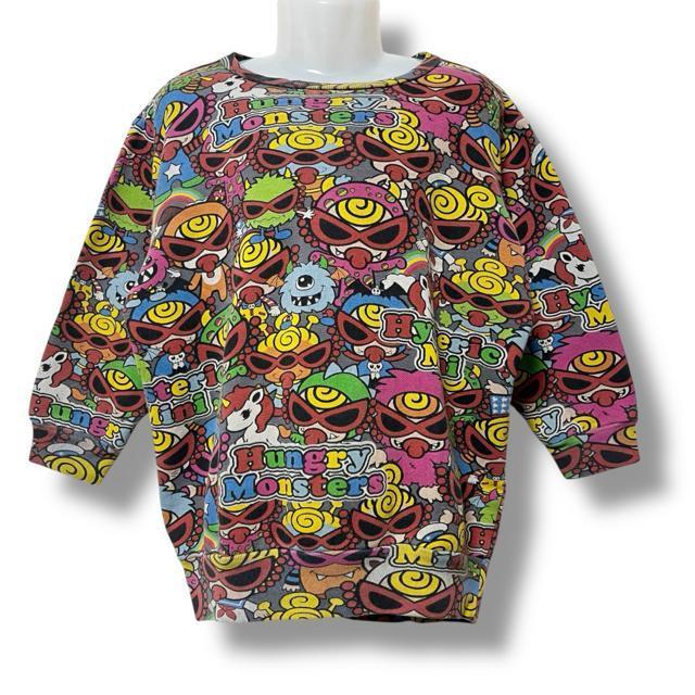 【HYSTERIC MINI/100】ミニちゃん&モンスター総柄トレーナー < ブランド 【HYSTERIC MINI/100】ミニちゃん&モンスター総柄トレーナー < ブランドの