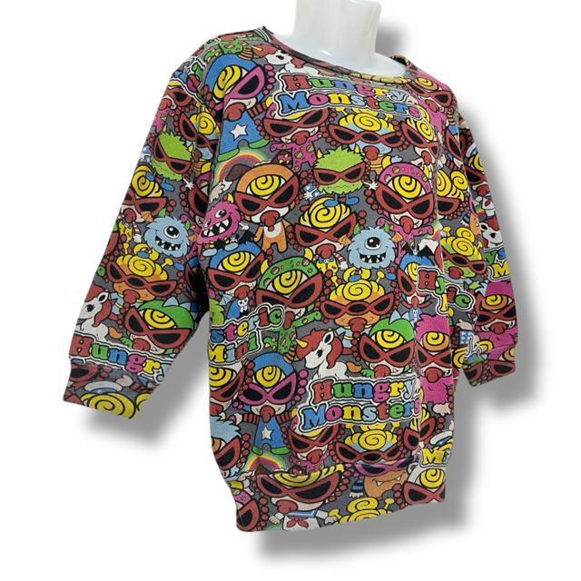 【HYSTERIC MINI/100】ミニちゃん&モンスター総柄トレーナー < ブランド 【HYSTERIC MINI/100】ミニちゃん&モンスター総柄トレーナー < ブランドの