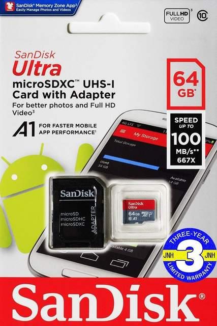 SanDisk TfBXNmicroSDXC 64GB  PC{/Ӌ@ 