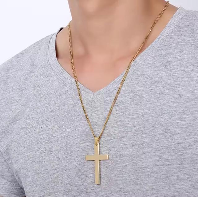 18kgp ゴールド クロス 男女兼用 < 男性アクセサリー/時計  18kgp ゴールド クロス 男女兼用 < 男性アクセサリー/時計の