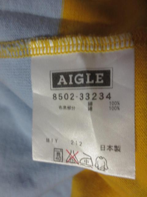 AIGLE  エーグル 綿 ラガーシャツ L 日本製 < 男性ファッション  AIGLE  エーグル 綿 ラガーシャツ L 日本製 < 男性ファッションの