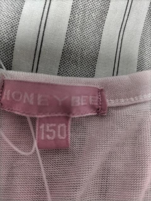 【HONE YBEE】 女子半袖カットソー パジャマ 未使用 タグ付 ピンク 150 < キッズ/ベビー  【HONE YBEE】 女子半袖カットソー パジャマ 未使用 タグ付 ピンク 150 < キッズ/ベビーの