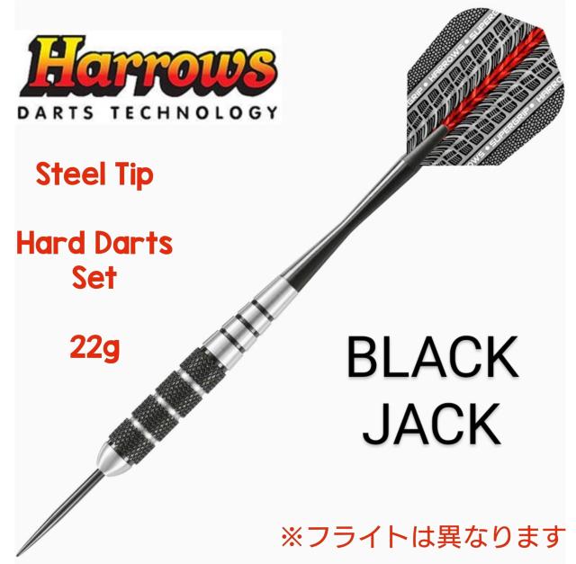 _[cZbgHarrowsBLACK JACK22gSteelTipn[h_[cI}PtVigp   