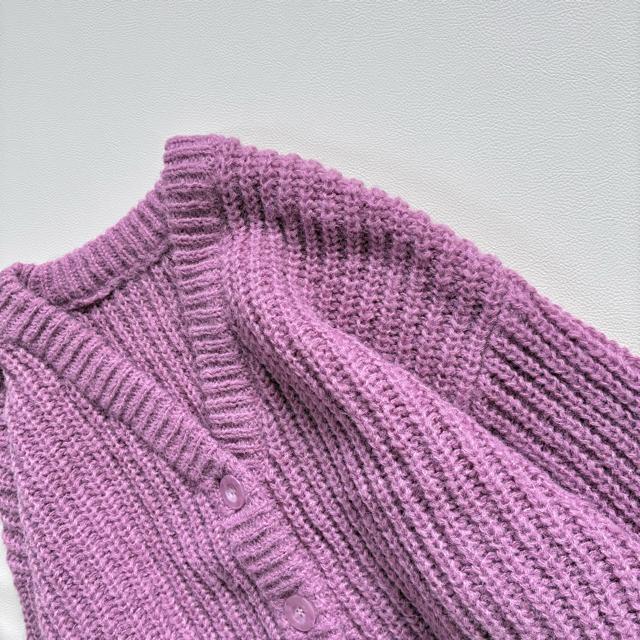 新品◆ミッシュマッシュ◆大きいサイズ感◆モヘヤニットカーディガン◆ピンクパープル < ブランド  新品◆ミッシュマッシュ◆大きいサイズ感◆モヘヤニットカーディガン◆ピンクパープル < ブランドの