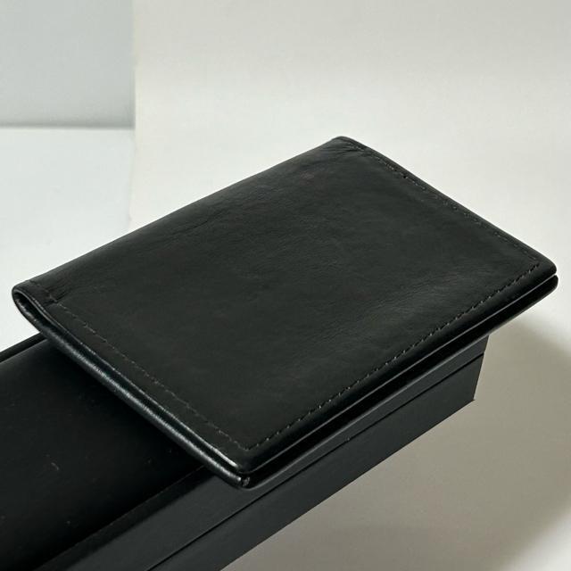 美品 TIFFANY&Co ティファニー レザー 名刺入れ カードケース ブラック メンズ レディース < ブランド 美品 TIFFANY&Co ティファニー レザー 名刺入れ カードケース ブラック メンズ レディース < ブランドの