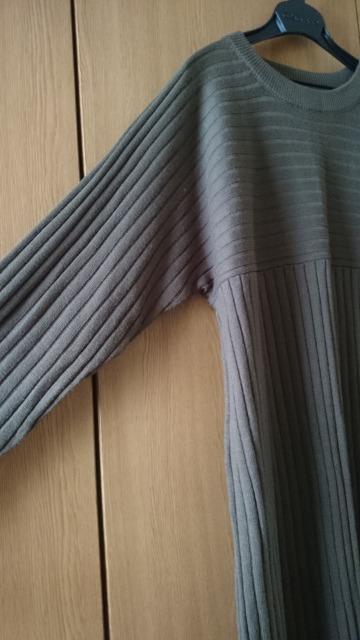 INGNI イング☆ニットワンピース★太リブ編み☆サイドスリット★カーキ☆ロングワンピース☆ < ブランド INGNI イング☆ニットワンピース★太リブ編み☆サイドスリット★カーキ☆ロングワンピース☆ < ブランドの