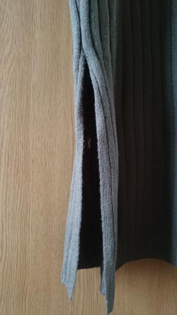 INGNI イング☆ニットワンピース★太リブ編み☆サイドスリット★カーキ☆ロングワンピース☆ < ブランド INGNI イング☆ニットワンピース★太リブ編み☆サイドスリット★カーキ☆ロングワンピース☆ < ブランドの