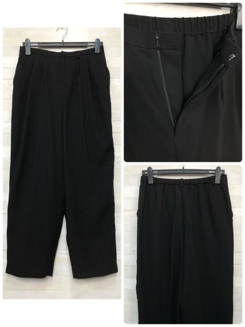新品☆LL喪服礼服ナチュラルレイヤード黒パンツスーツ26,290円を☆R240 < 女性ファッション 新品☆LL喪服礼服ナチュラルレイヤード黒パンツスーツ26,290円を☆R240 < 女性ファッションの