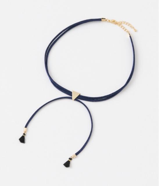 SALE●URBAN RESEARCHアーバンリサーチ●ミニタッセルスウェードチョーカー●紺ネイビー < ブランド SALE●URBAN RESEARCHアーバンリサーチ●ミニタッセルスウェードチョーカー●紺ネイビー < ブランドの