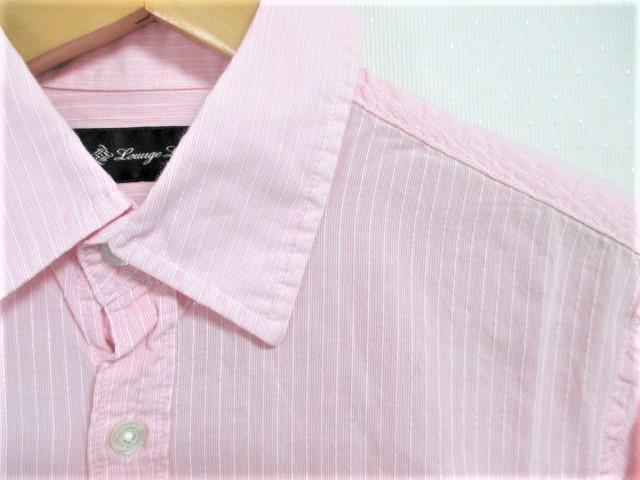 LOUNGE LIZARD ラウンジリザード ストライプ柄 7分袖シャツ/メンズ/1(S)☆新品 < ブランド LOUNGE LIZARD ラウンジリザード ストライプ柄 7分袖シャツ/メンズ/1(S)☆新品 < ブランドの