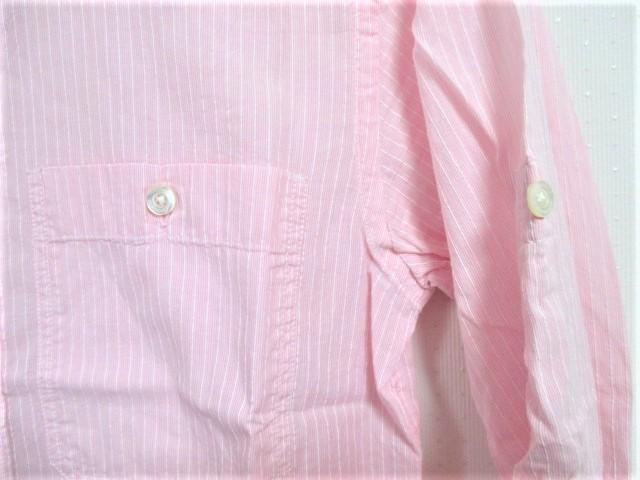 LOUNGE LIZARD ラウンジリザード ストライプ柄 7分袖シャツ/メンズ/1(S)☆新品 < ブランド LOUNGE LIZARD ラウンジリザード ストライプ柄 7分袖シャツ/メンズ/1(S)☆新品 < ブランドの