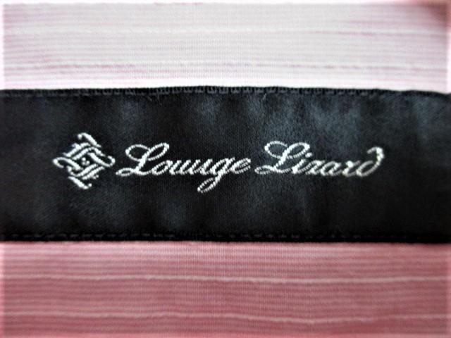 LOUNGE LIZARD ラウンジリザード ストライプ柄 7分袖シャツ/メンズ/1(S)☆新品 < ブランド LOUNGE LIZARD ラウンジリザード ストライプ柄 7分袖シャツ/メンズ/1(S)☆新品 < ブランドの