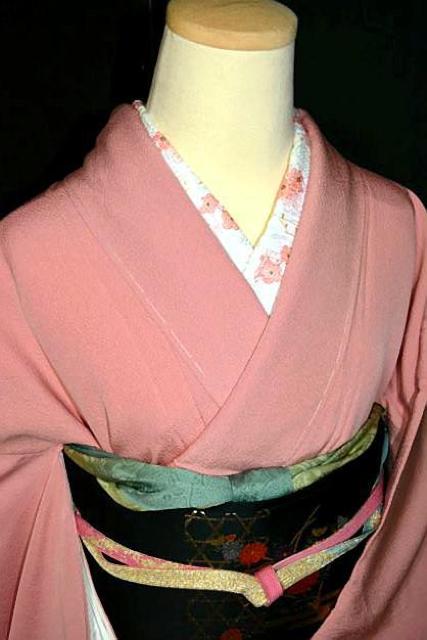 色無地 中古 最高峰 未使用品 人間国宝  羽田登喜男 真赭色 1つ紋 鈴乃屋扱 身丈157.5cm 裄丈64.5cm T2771 < 女性ファッション  色無地 中古 最高峰 未使用品 人間国宝  羽田登喜男 真赭色 1つ紋 鈴乃屋扱 身丈157.5cm 裄丈64.5cm T2771 < 女性ファッションの