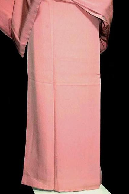 色無地 中古 最高峰 未使用品 人間国宝  羽田登喜男 真赭色 1つ紋 鈴乃屋扱 身丈157.5cm 裄丈64.5cm T2771 < 女性ファッション  色無地 中古 最高峰 未使用品 人間国宝  羽田登喜男 真赭色 1つ紋 鈴乃屋扱 身丈157.5cm 裄丈64.5cm T2771 < 女性ファッションの