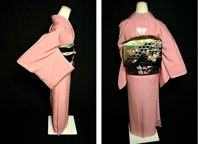 色無地 中古 最高峰 未使用品 人間国宝  羽田登喜男 真赭色 1つ紋 鈴乃屋扱 身丈157.5cm 裄丈64.5cm T2771 < 女性ファッション  色無地 中古 最高峰 未使用品 人間国宝  羽田登喜男 真赭色 1つ紋 鈴乃屋扱 身丈157.5cm 裄丈64.5cm T2771 < 女性ファッションの