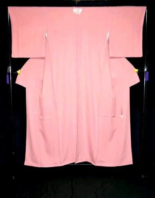 色無地 中古 最高峰 未使用品 人間国宝  羽田登喜男 真赭色 1つ紋 鈴乃屋扱 身丈157.5cm 裄丈64.5cm T2771 < 女性ファッション  色無地 中古 最高峰 未使用品 人間国宝  羽田登喜男 真赭色 1つ紋 鈴乃屋扱 身丈157.5cm 裄丈64.5cm T2771 < 女性ファッションの