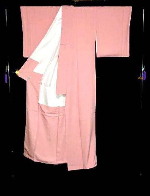 色無地 中古 最高峰 未使用品 人間国宝  羽田登喜男 真赭色 1つ紋 鈴乃屋扱 身丈157.5cm 裄丈64.5cm T2771 < 女性ファッション  色無地 中古 最高峰 未使用品 人間国宝  羽田登喜男 真赭色 1つ紋 鈴乃屋扱 身丈157.5cm 裄丈64.5cm T2771 < 女性ファッションの