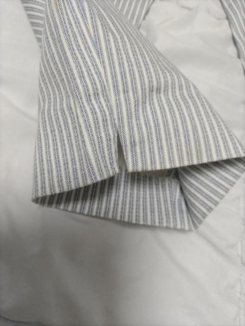 日本製 ストライプ 超美品の七分丈パンツ < 女性ファッション  日本製 ストライプ 超美品の七分丈パンツ < 女性ファッションの