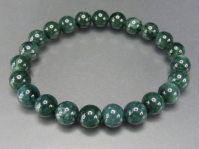 厳選良品深緑色ひすい天然石本翡翠ジェダイト約8mmブレスレット綺麗 < 女性アクセサリー/時計 厳選良品深緑色ひすい天然石本翡翠ジェダイト約8mmブレスレット綺麗 < 女性アクセサリー/時計の
